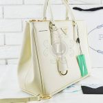 Replica Prada Saffiano Lux Tote Bag White