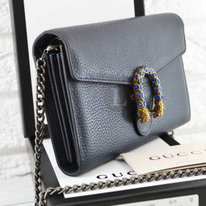 Replica Gucci Dionysus Mini Chain Bag Dark Blue