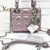 Replica Lady Dior Mini With Chain Pink Pearl