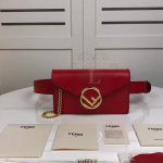 Replica Fendi FF Logo Belt Bag Red