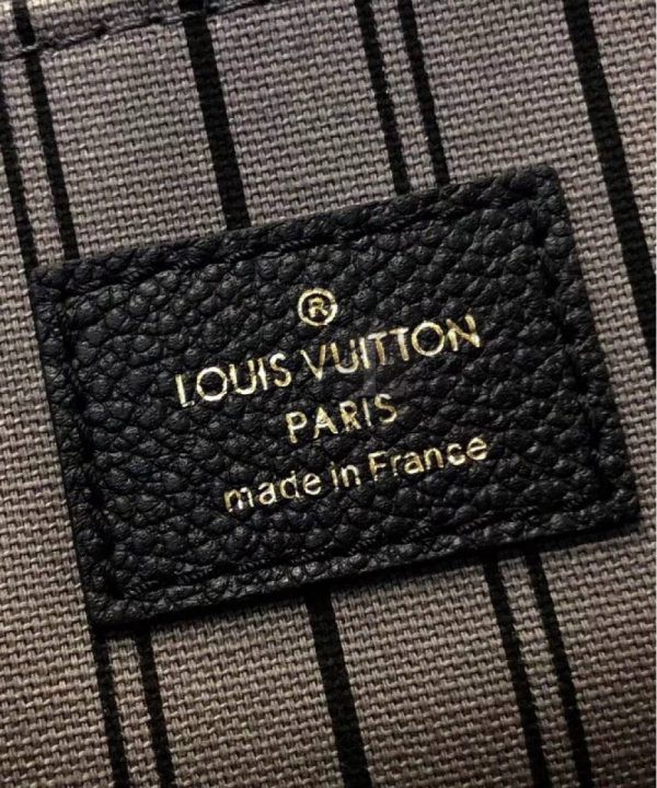 Replica Louis Vuitton Pochette Metis Empreinte Black