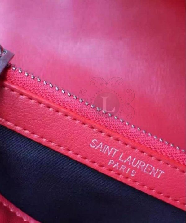Replica YSL College Monogram Medium Bag Red