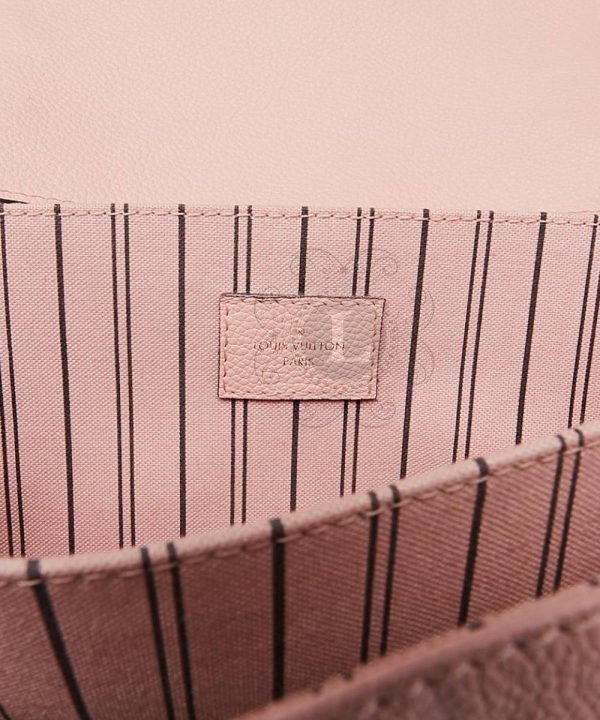 Replica Louis Vuitton Pochette Metis Empreinte Rose Poudre
