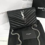 Replica YVES Saint Laurent Monogram Envelope Chain Wallet