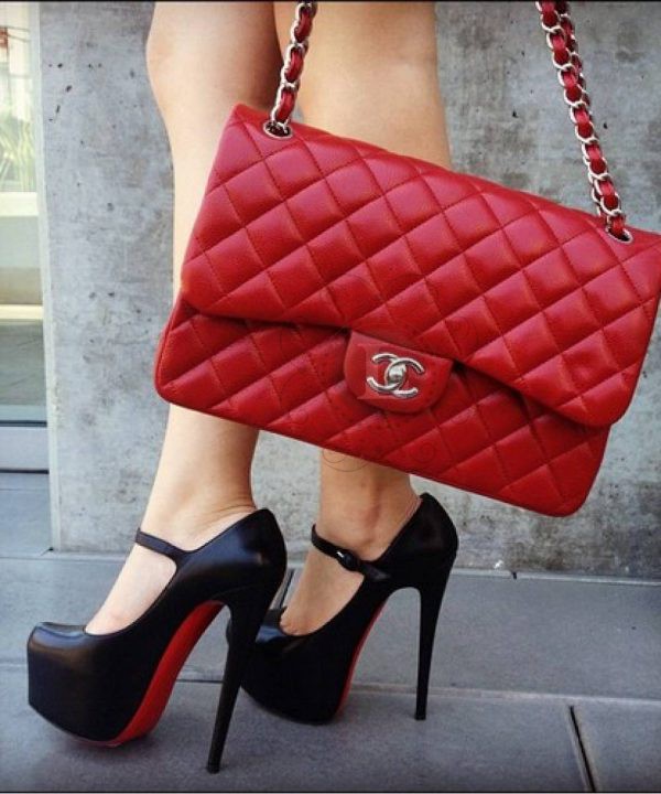 Replica Chanel 33 Maxi Flap Bag Red